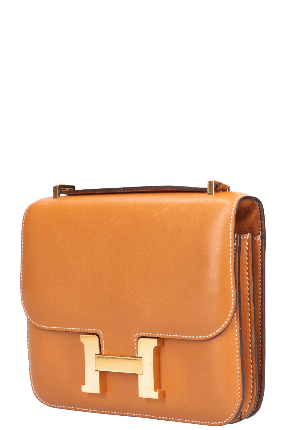 HERMÈS Mini Constance 18 Veau Butler Naturel Sable