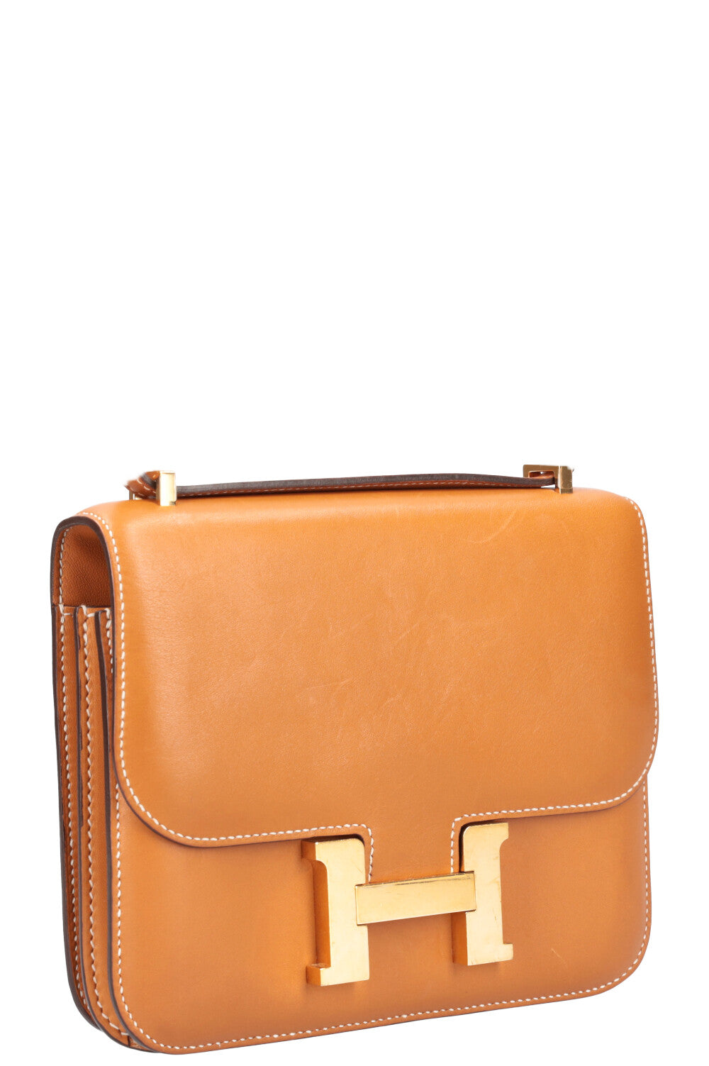 HERMÈS Mini Constance 18 Veau Butler Naturel Sable