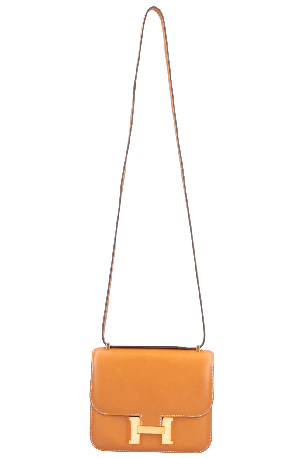 HERMÈS Mini Constance 18 Veau Butler Natural Sable