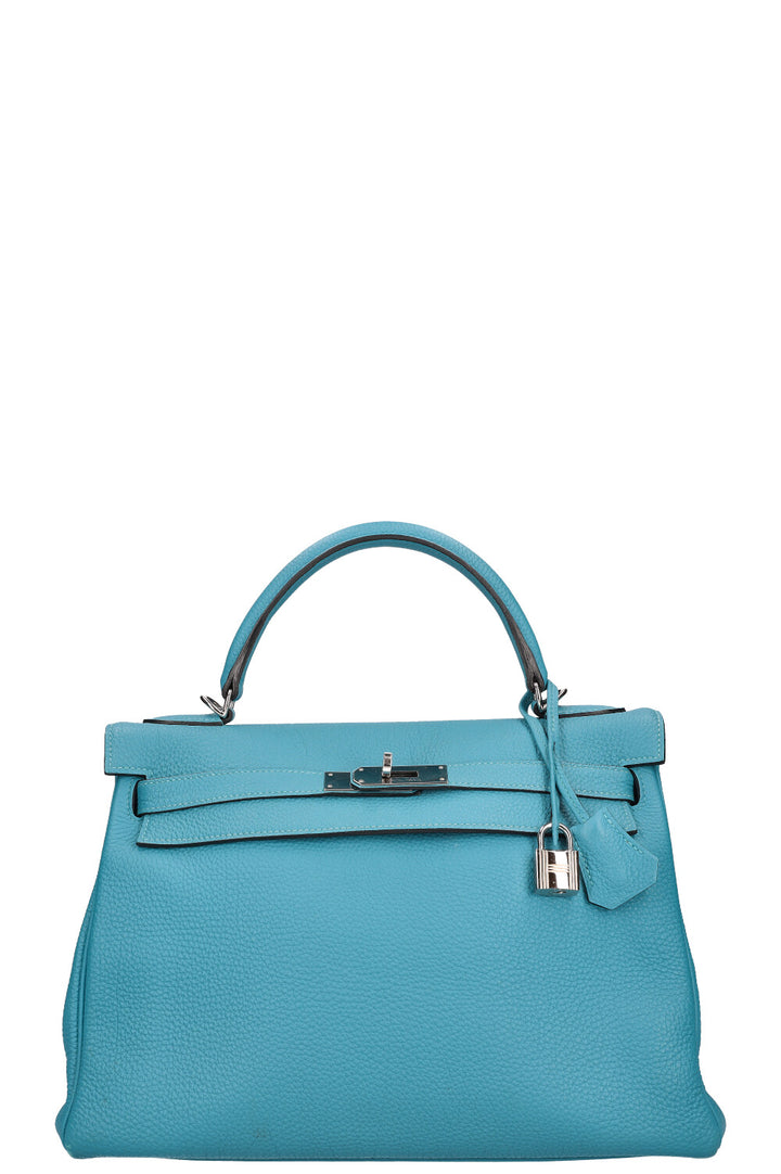 Hermès Kelly 32 Togo Turquoise