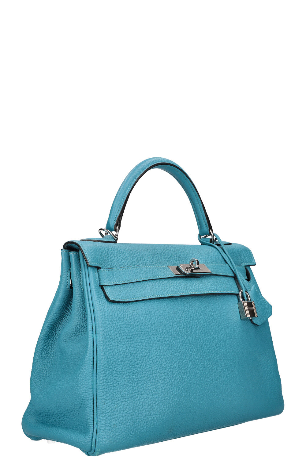 HERMÈS Kelly 32 Togo Turquoise