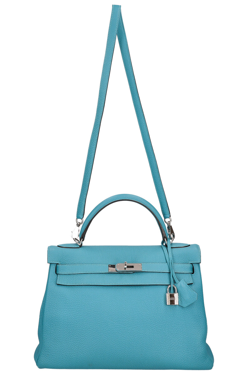 HERMÈS Kelly 32 Togo Turquoise