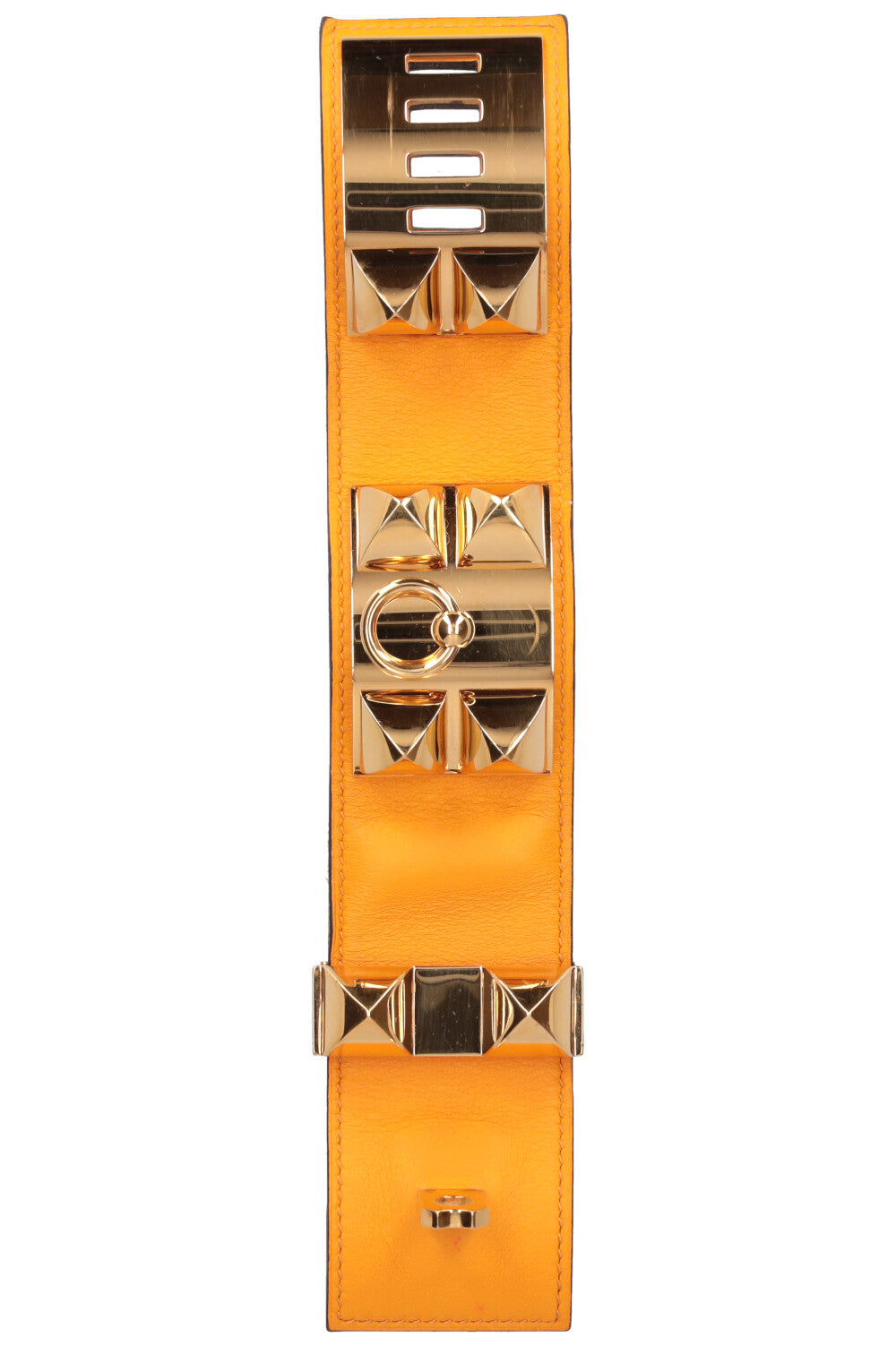 HERMÈS CDC Bracelet Swift Jaune d'Or