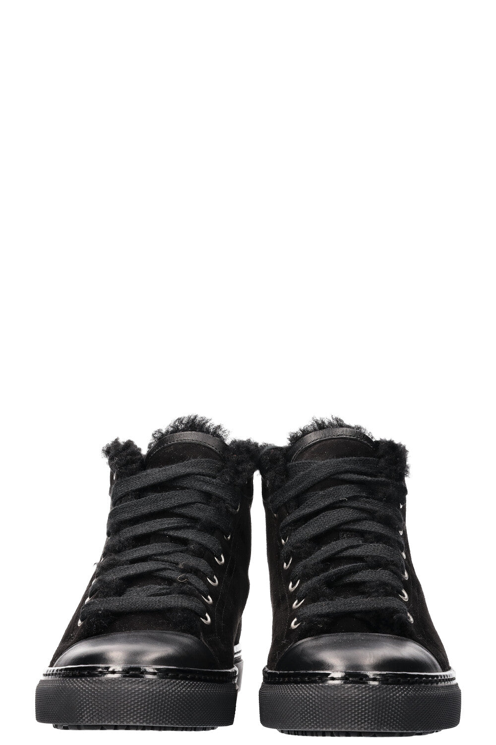 HERMÈS Jimmy Sneakers Shearling Black