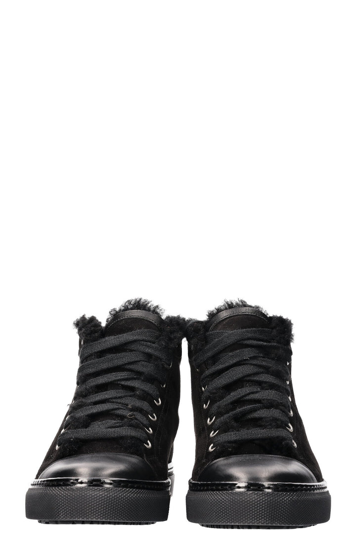 HERMÈS Jimmy Sneakers Shearling Black