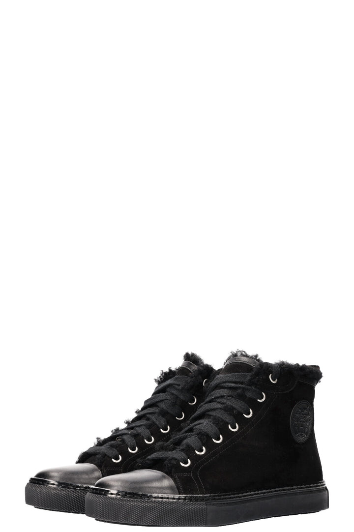 HERMÈS Jimmy Sneakers Shearling Black