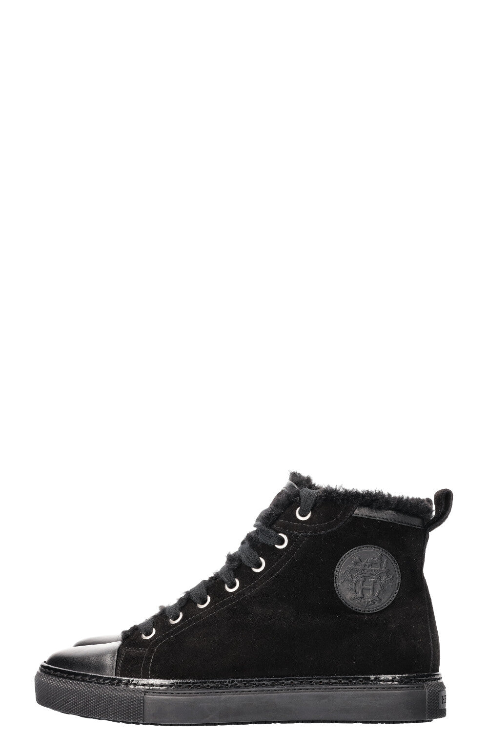 HERMÈS Jimmy Sneakers Shearling Black