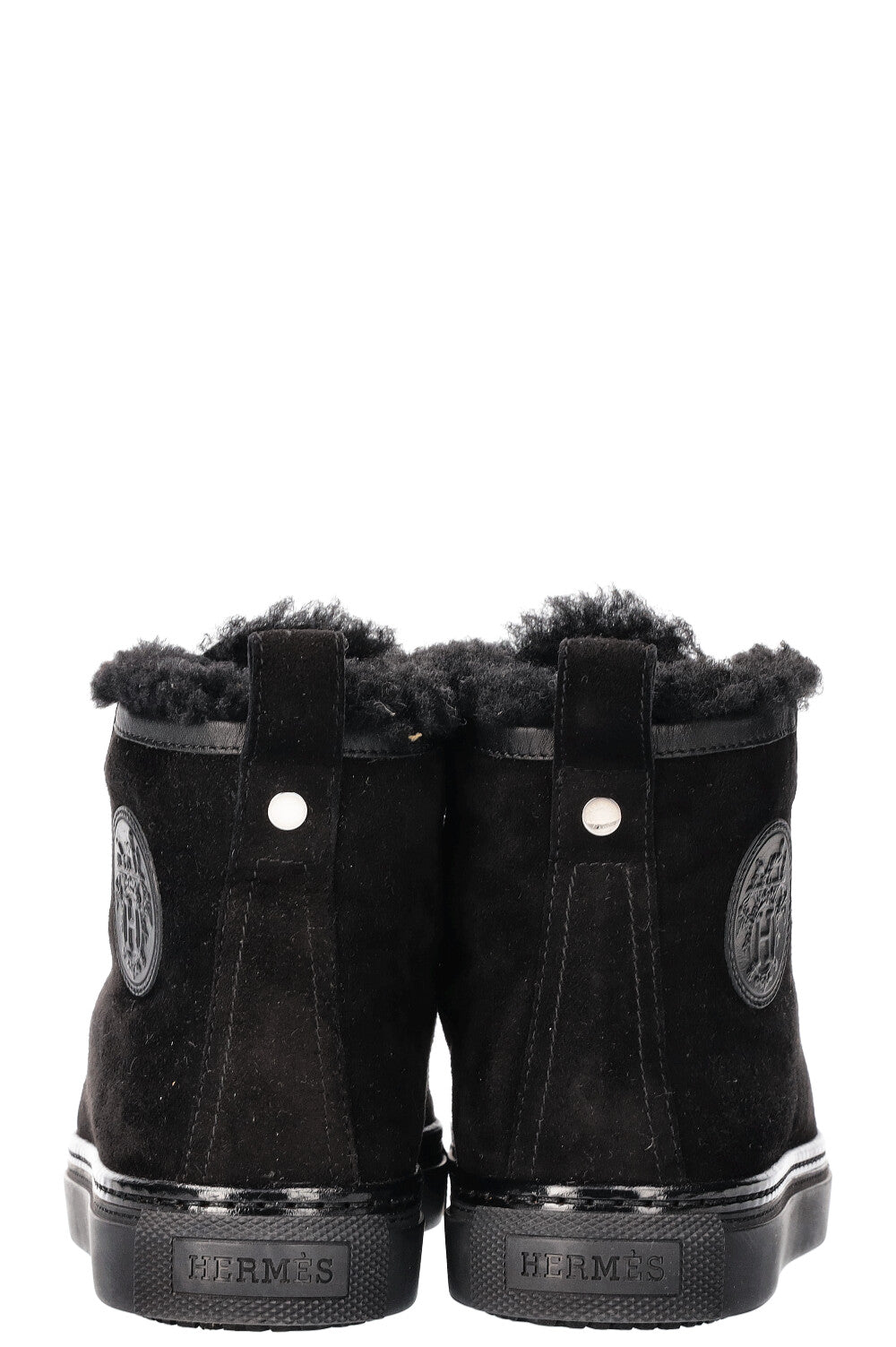 HERMÈS Jimmy Sneakers Shearling Black