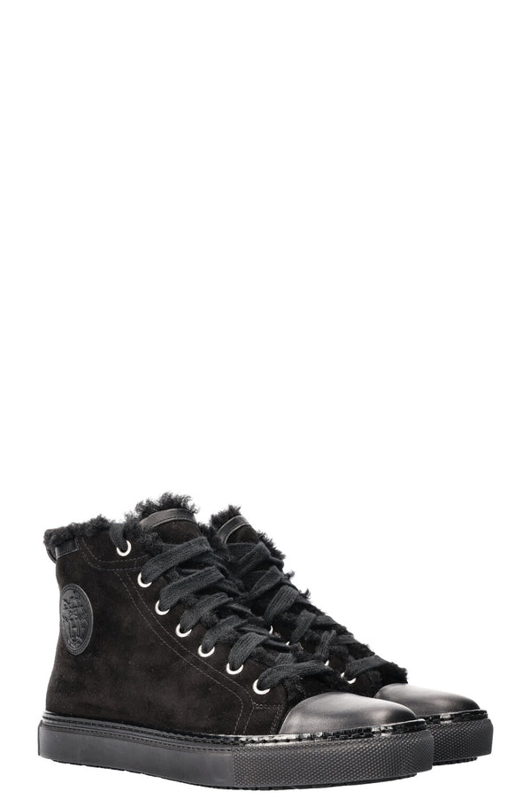 HERMÈS Jimmy Sneakers Shearling Black