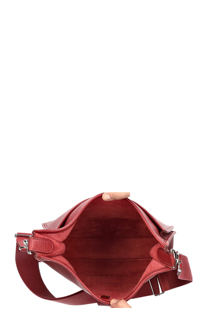 HERMÈS Evelyne PM Clemence Rouge H