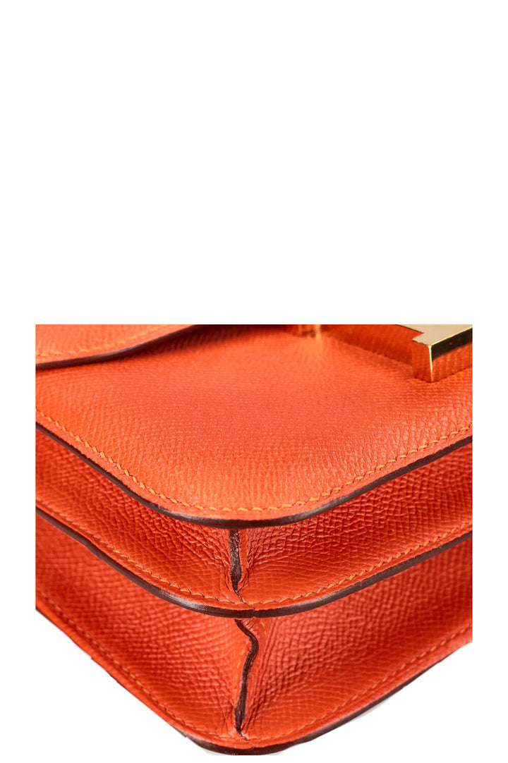 HERMÈS Constance 24 Epsom Feu