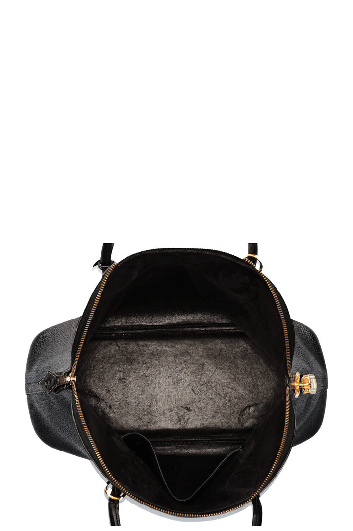 HERMÈS Bolide 35 Bag Ardennes Black