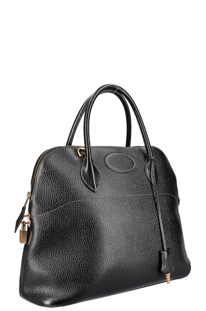 HERMÈS Bolide 35 Bag Ardennes Black