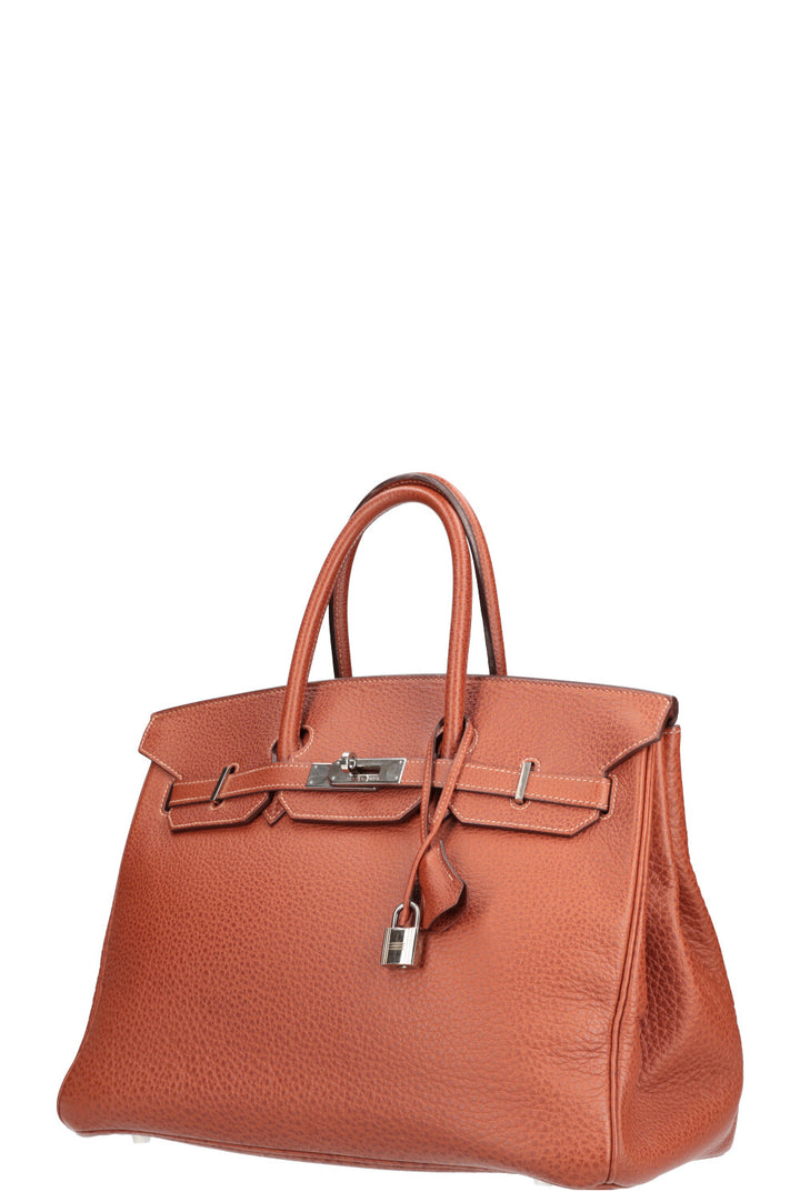 HERMÈS Birkin 35 Buffalo Skipper Étrusque