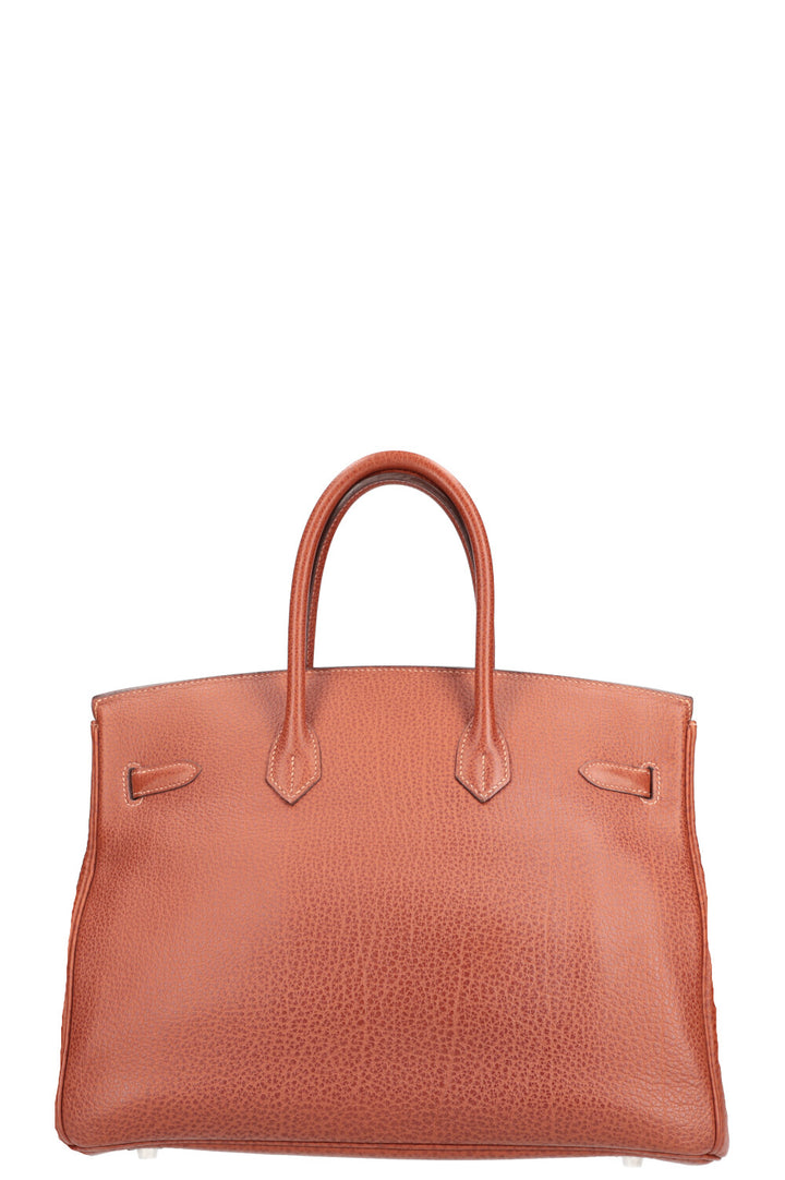 HERMÈS Birkin 35 Buffalo Skipper Étrusque