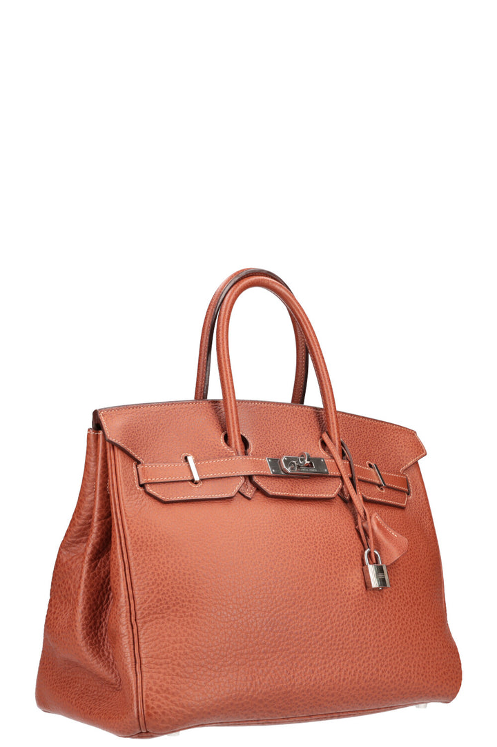 HERMÈS Birkin 35 Buffalo Skipper Étrusque