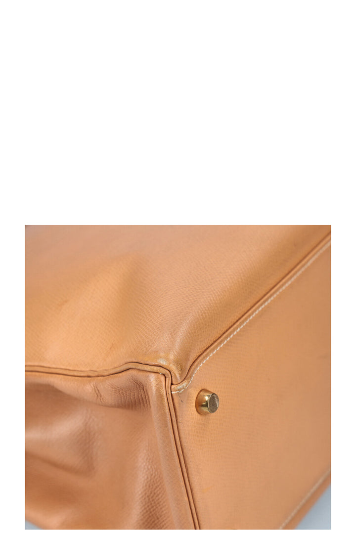 HERMÈS Kelly 35 Retourne Epsom Naturelle