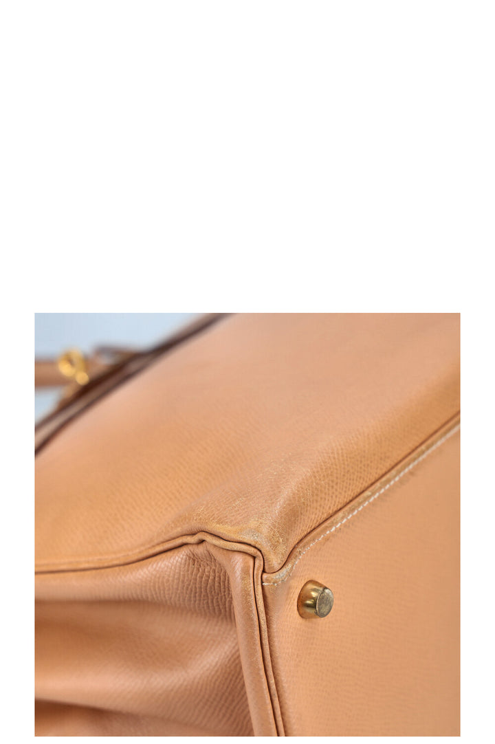 HERMÈS Kelly 35 Retourne Epsom Naturelle