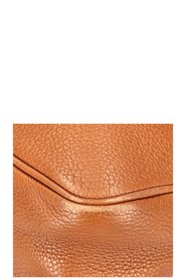 HERMÈS Sac Massaï Clémence Doré