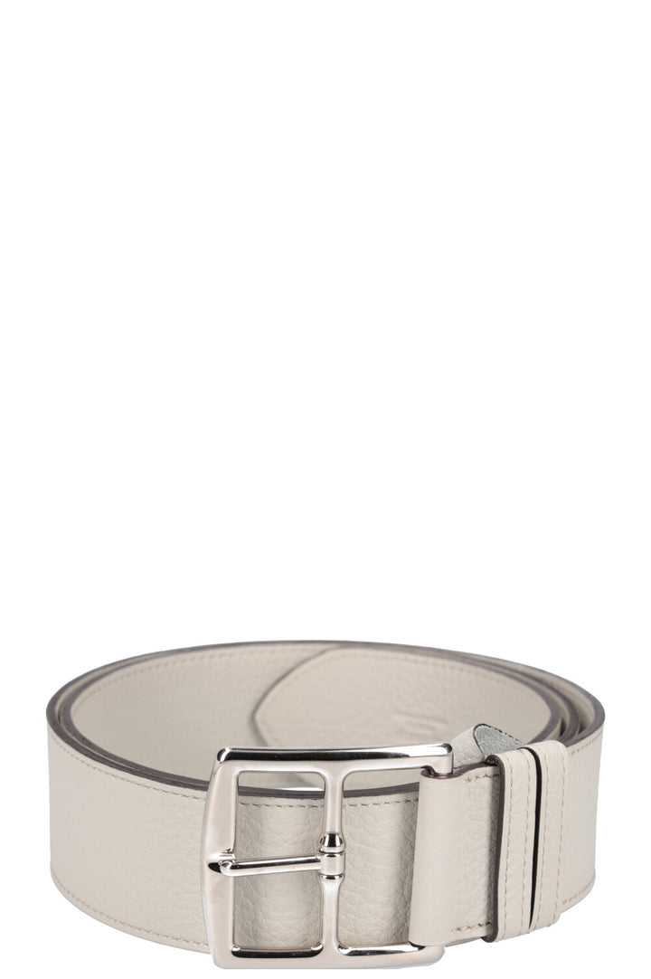 Hermès Etrivier Belt 42 mm Gris Perle