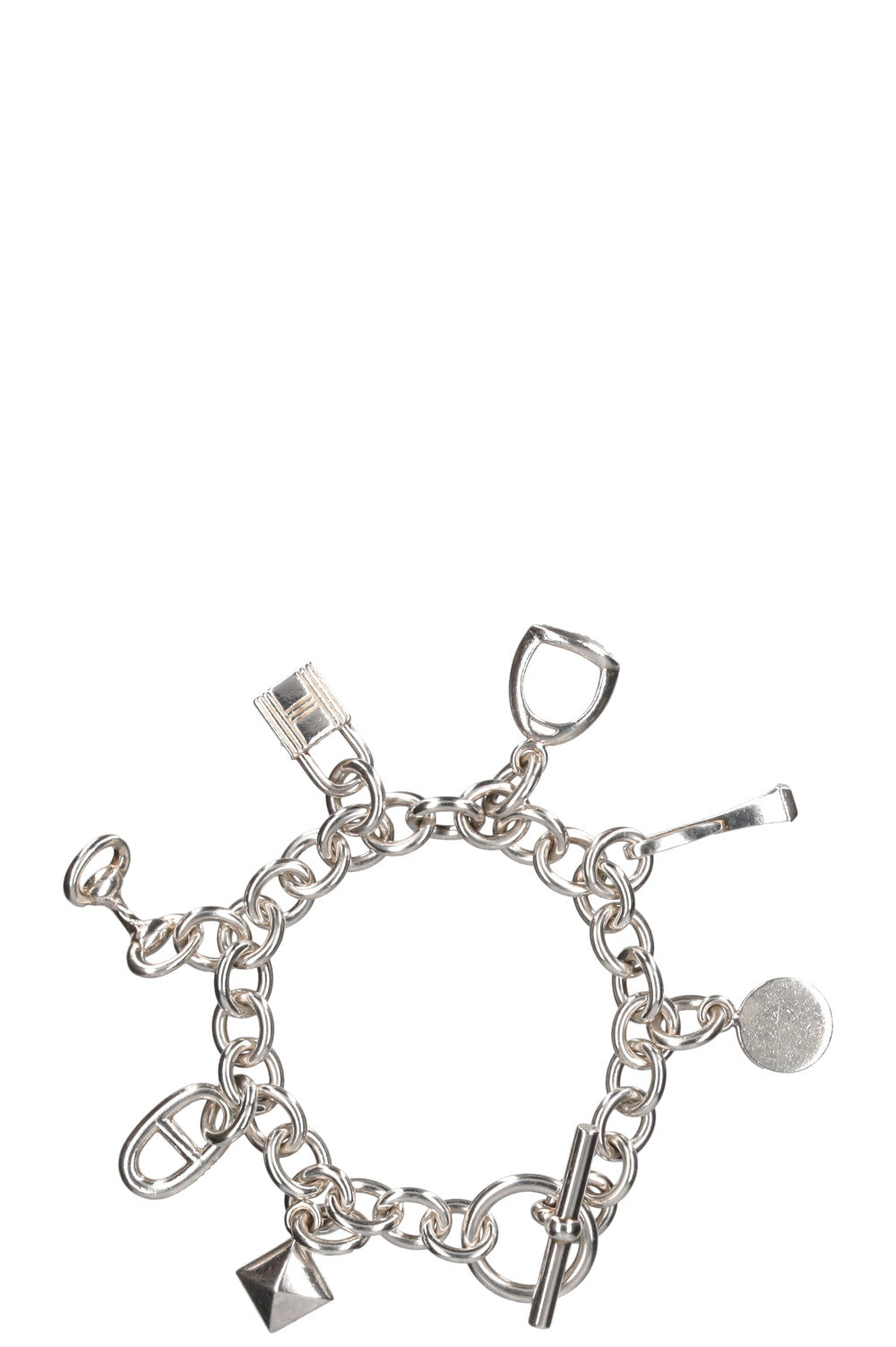 HERMÈS Charm Bracelet Silver