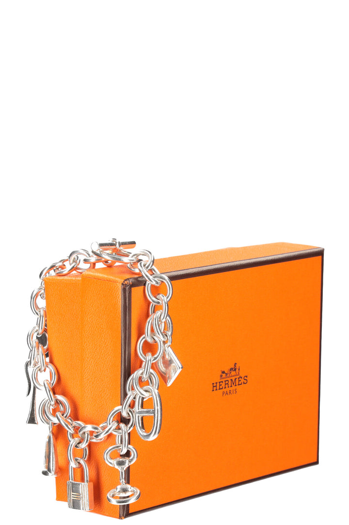 HERMÈS Charm Bracelet Silver