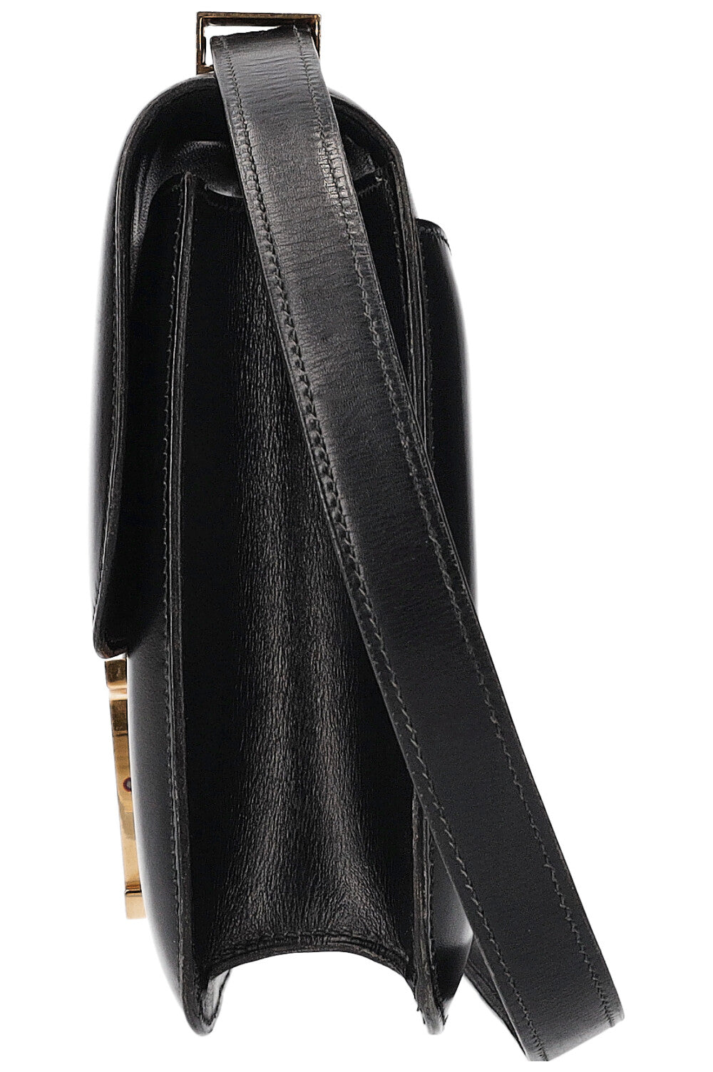 HERMÈS Constance Bag 23 Box Calf Leather Black