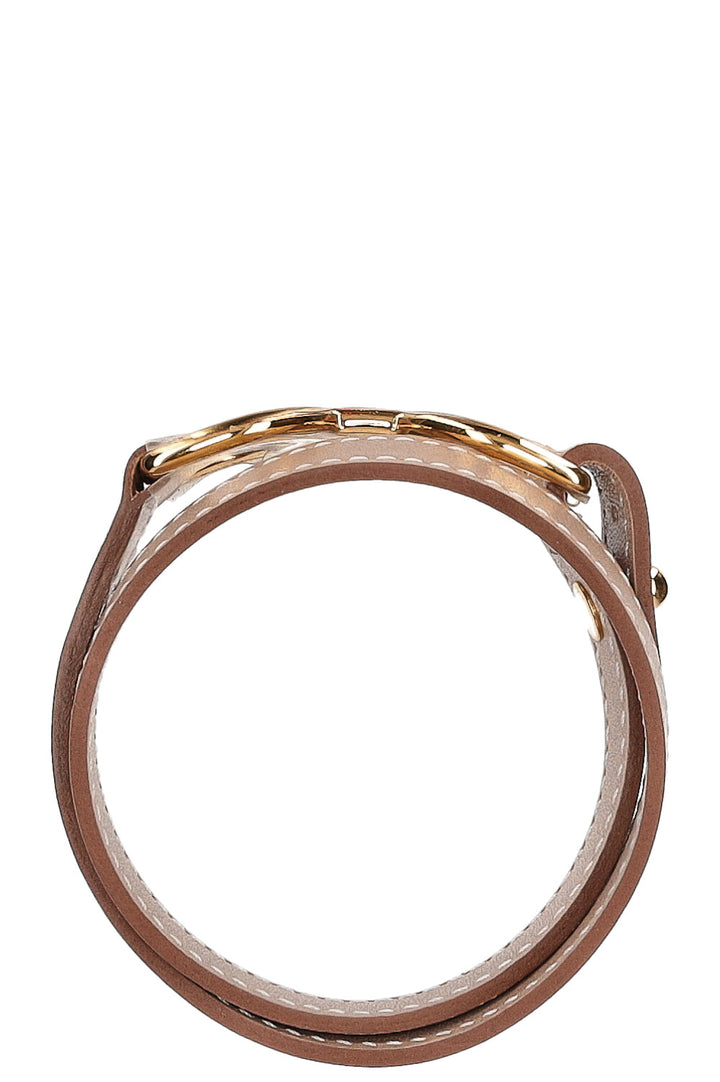 HERMÈS Pavane Bracelet Beige