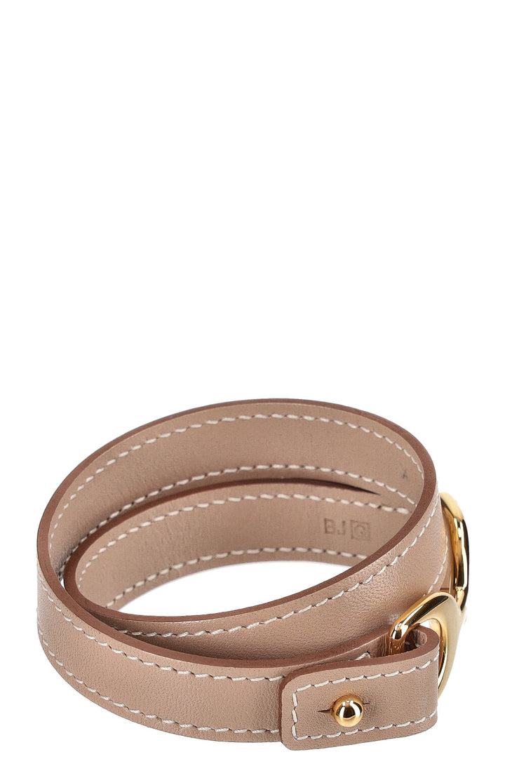 HERMÈS Pavane Bracelet Beige