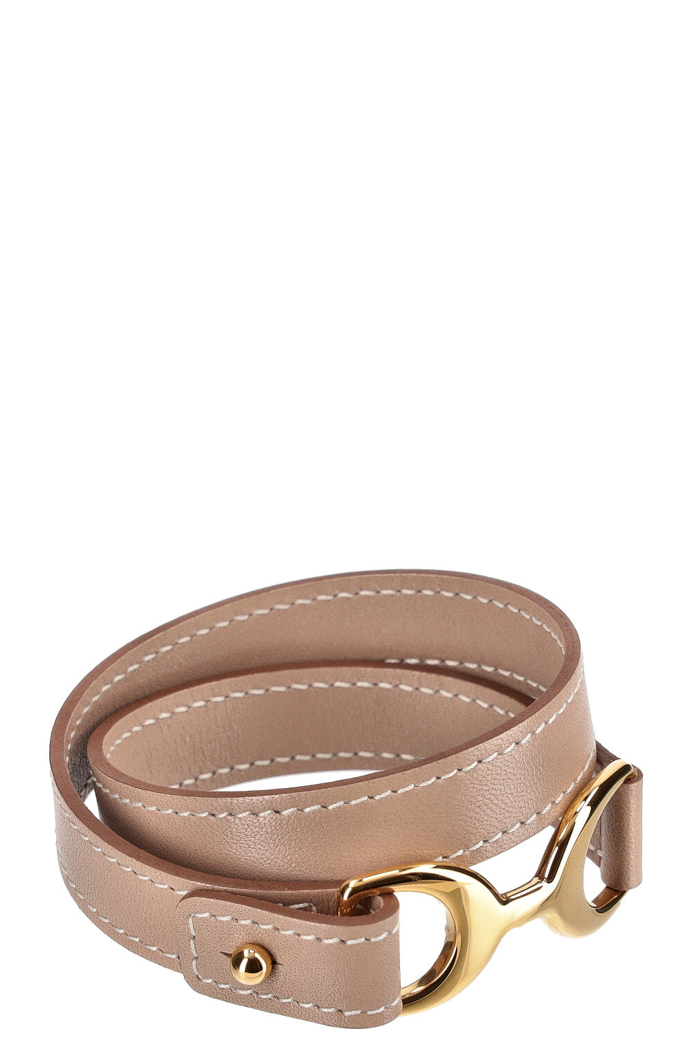 HERMÈS Pavane Bracelet Beige