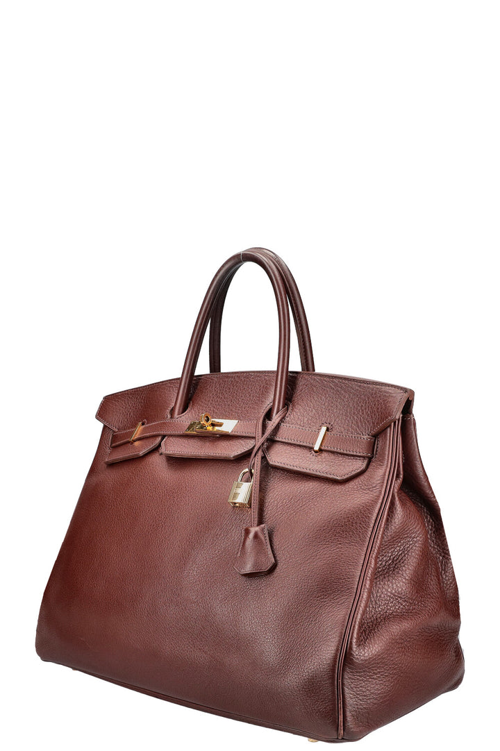 HERMÈS Birkin Togo 40 Marron