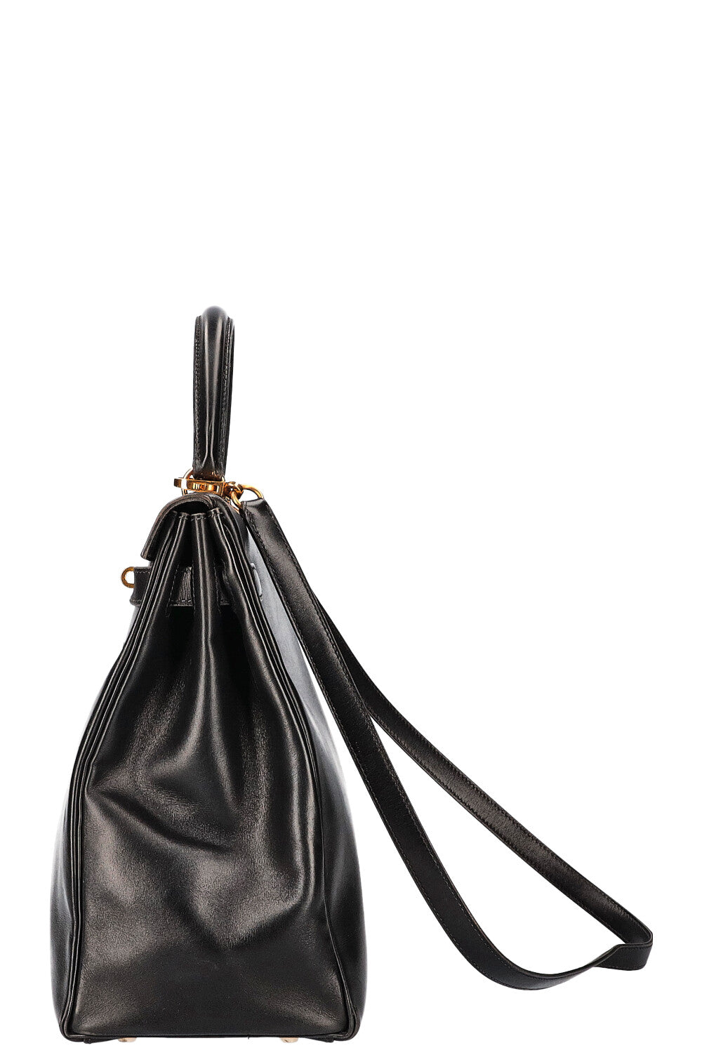 HERMÈS Kelly 35 Box Black