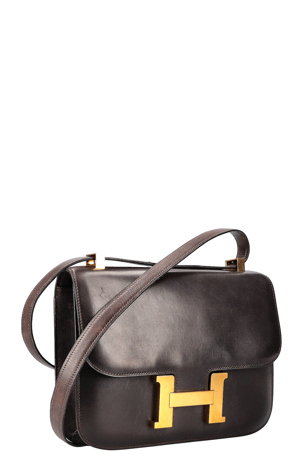 HERMES Vintage Constance 23 Box Brown REAWAKE