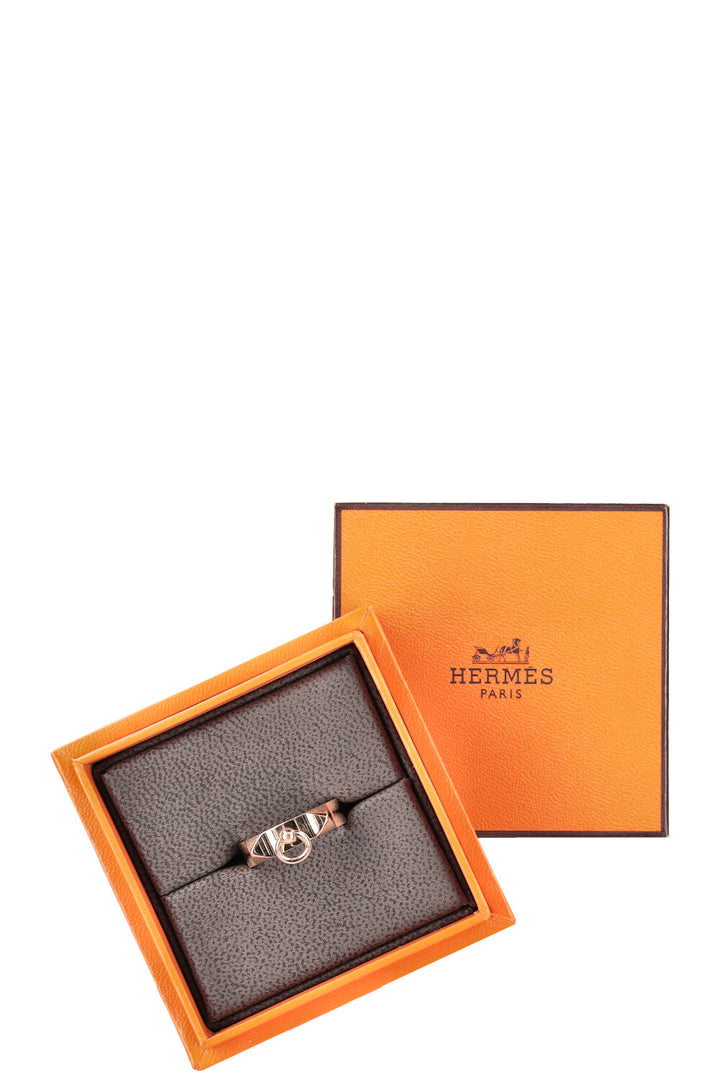 HERMÈS Collier De Chien Ring Rose Gold