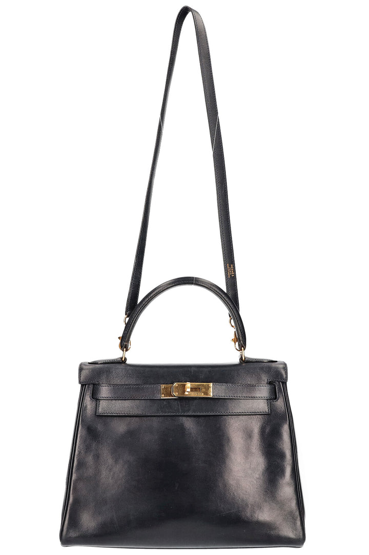 HERMÈS Kelly 25 Midnight blue
