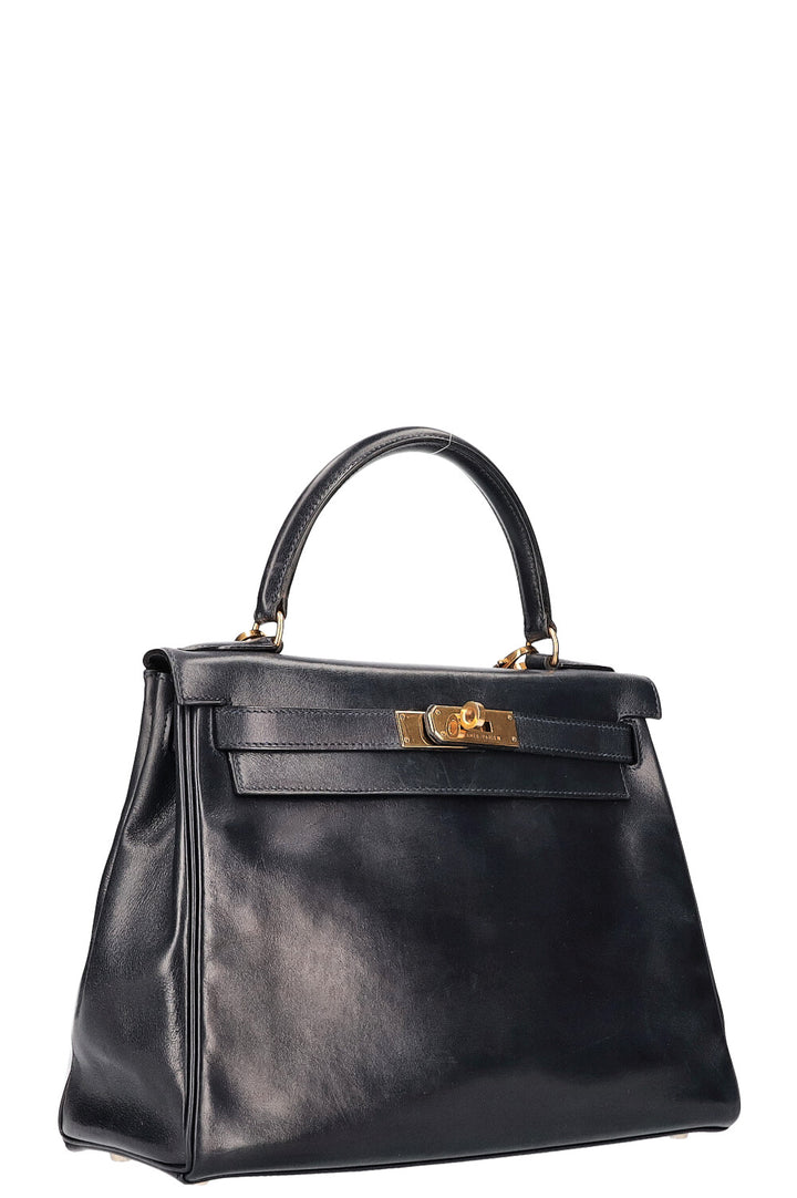 HERMÈS Kelly 25 Midnight blue