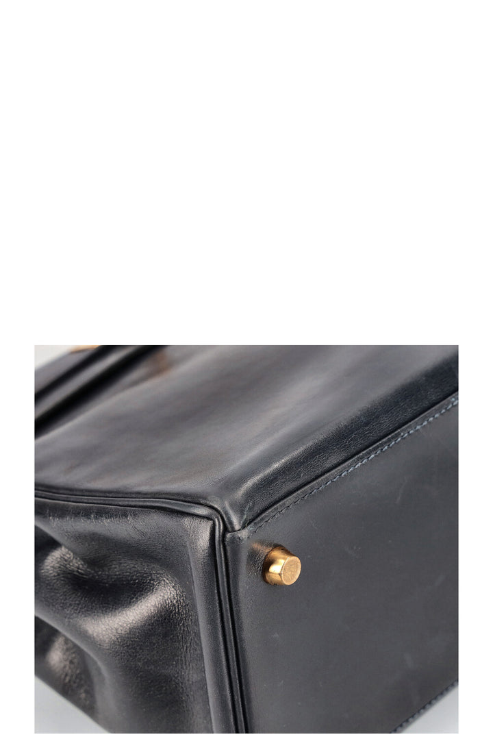 HERMÈS Kelly 25 Midnight blue