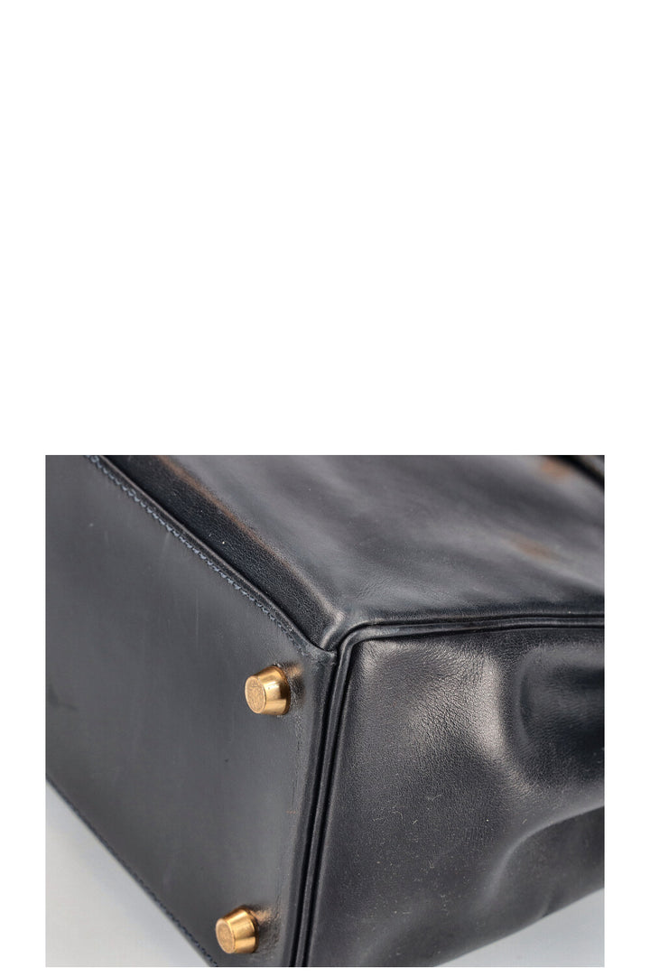 HERMÈS Kelly 25 Midnight blue