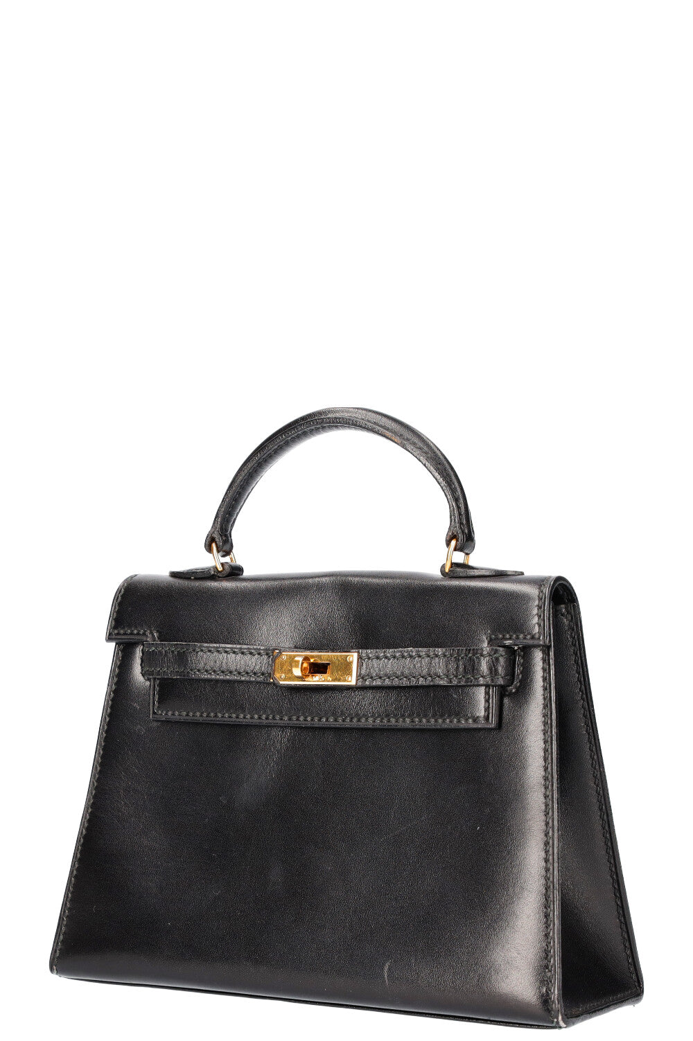 HERMÈS Vintage Kelly 15 Box Black – REAWAKE - Main Image