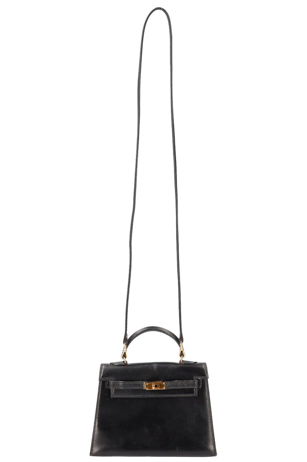 HERMÈS Vintage Kelly 15 Box Black