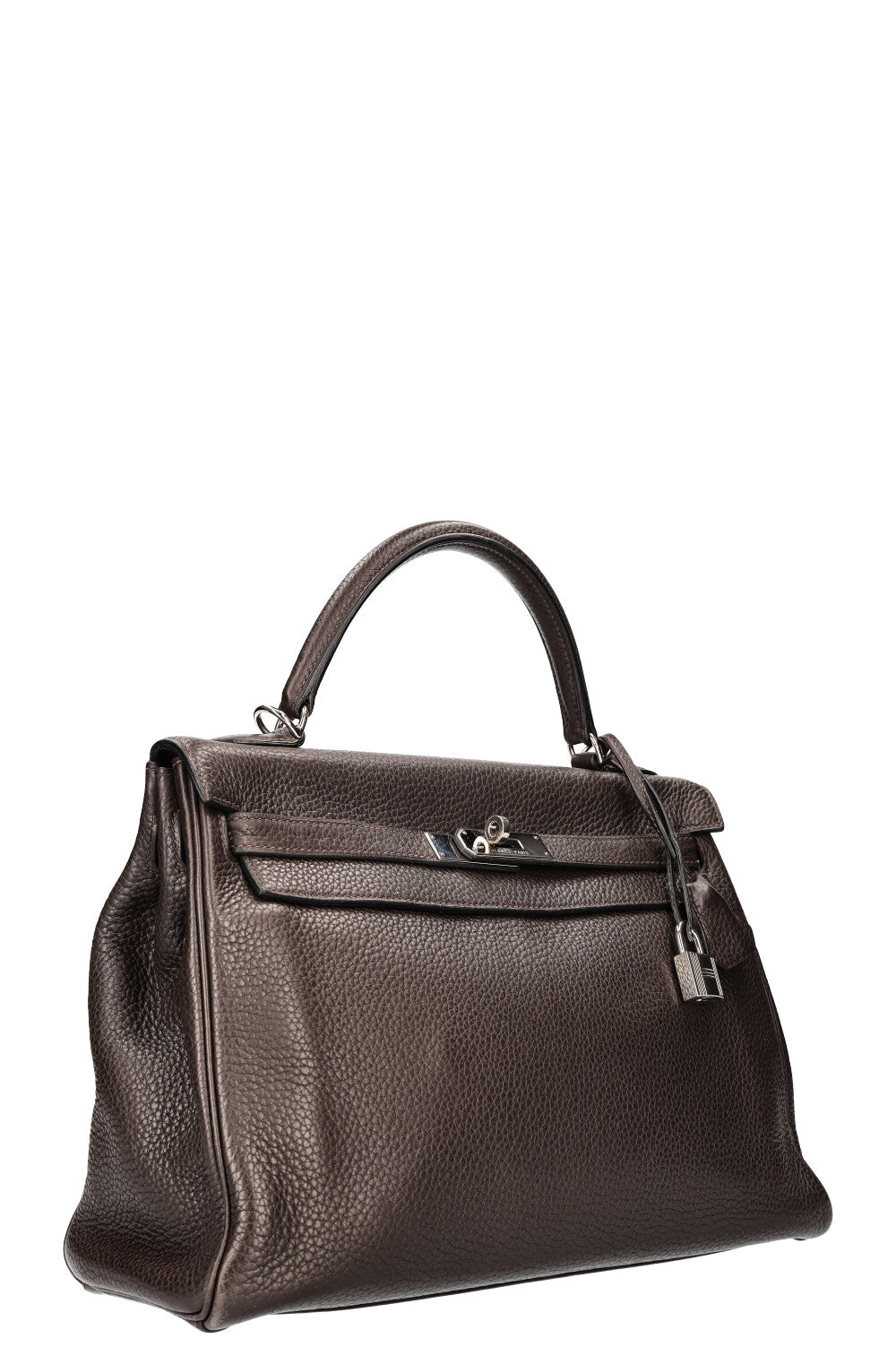 HERMÈS Kelly 32 Chocolate Clemence