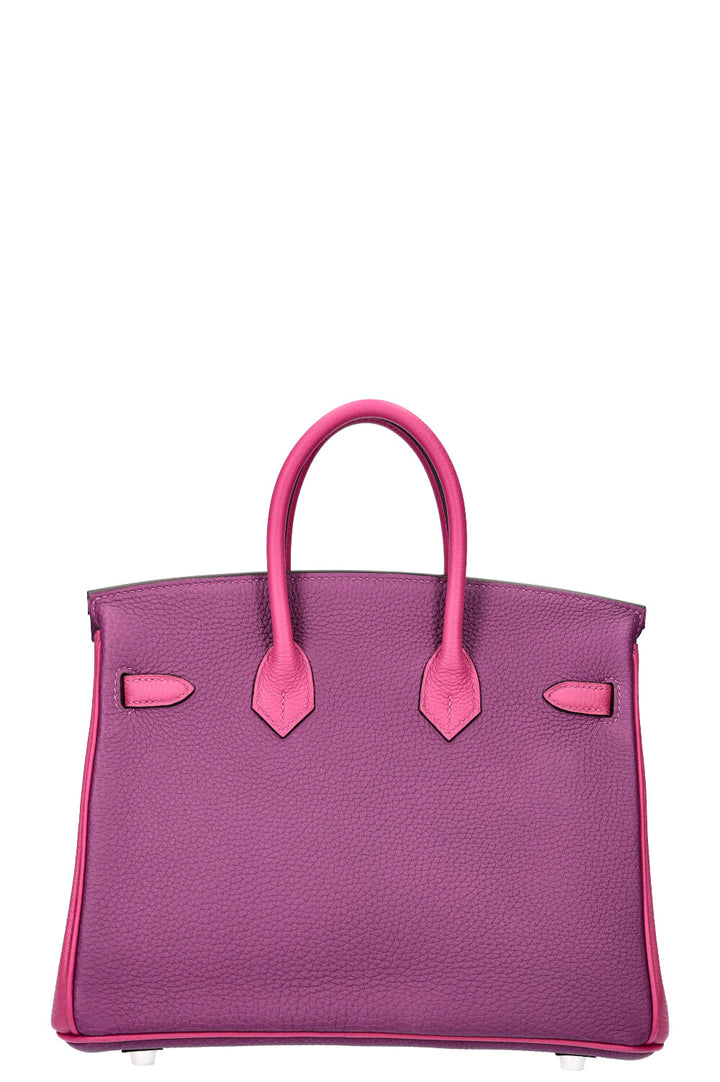 HERMÈS Birkin 25 Horseshoe Bicolor Togo