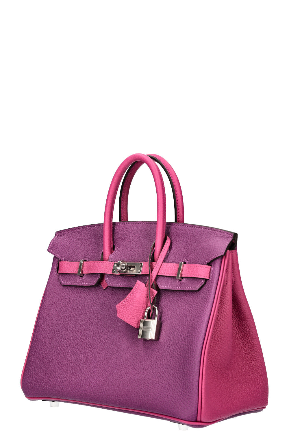 HERMÈS Birkin 25 Horseshoe Bicolor Togo