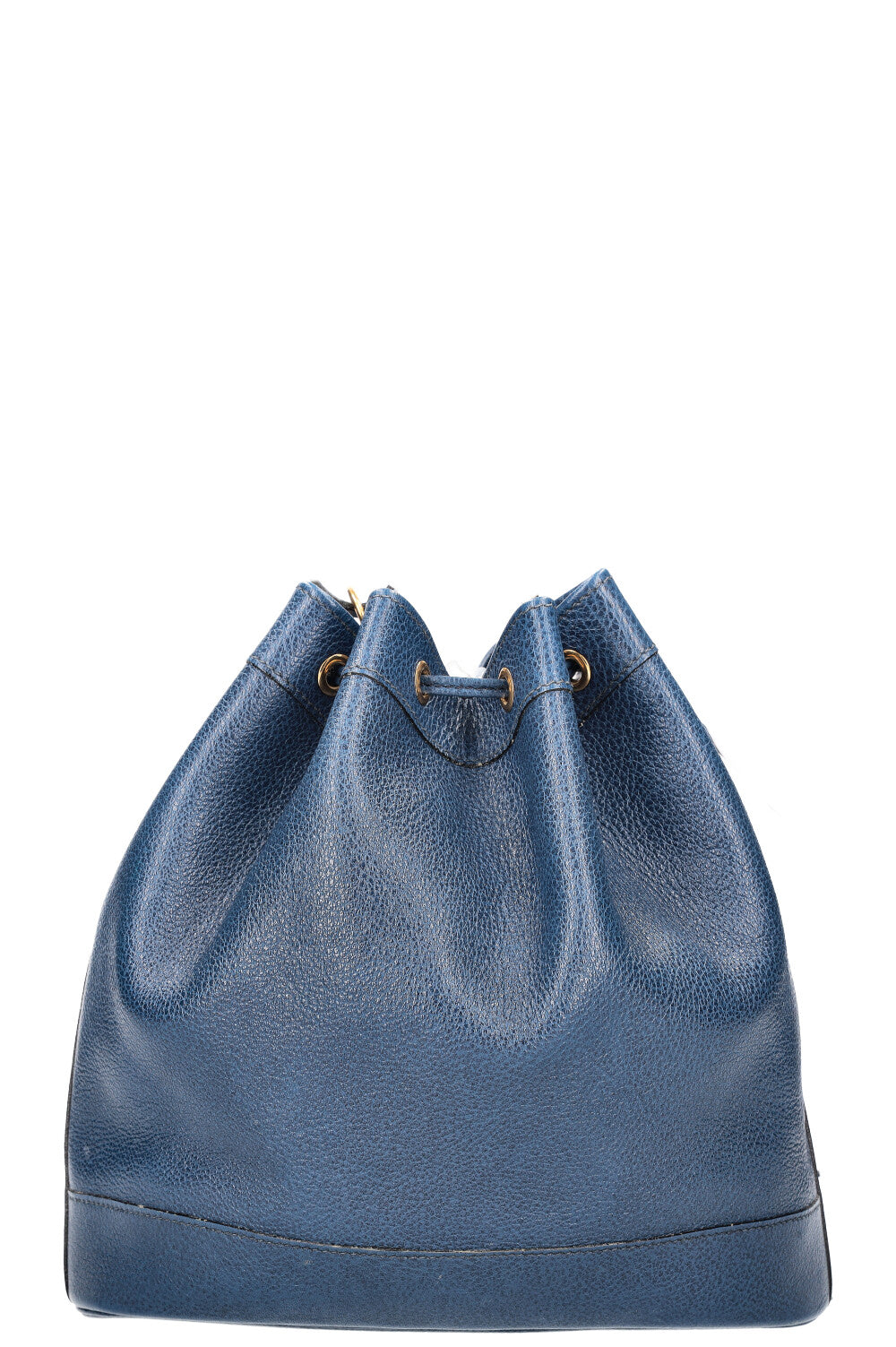 HERMÈS Market Bucket Bag Blue 1980