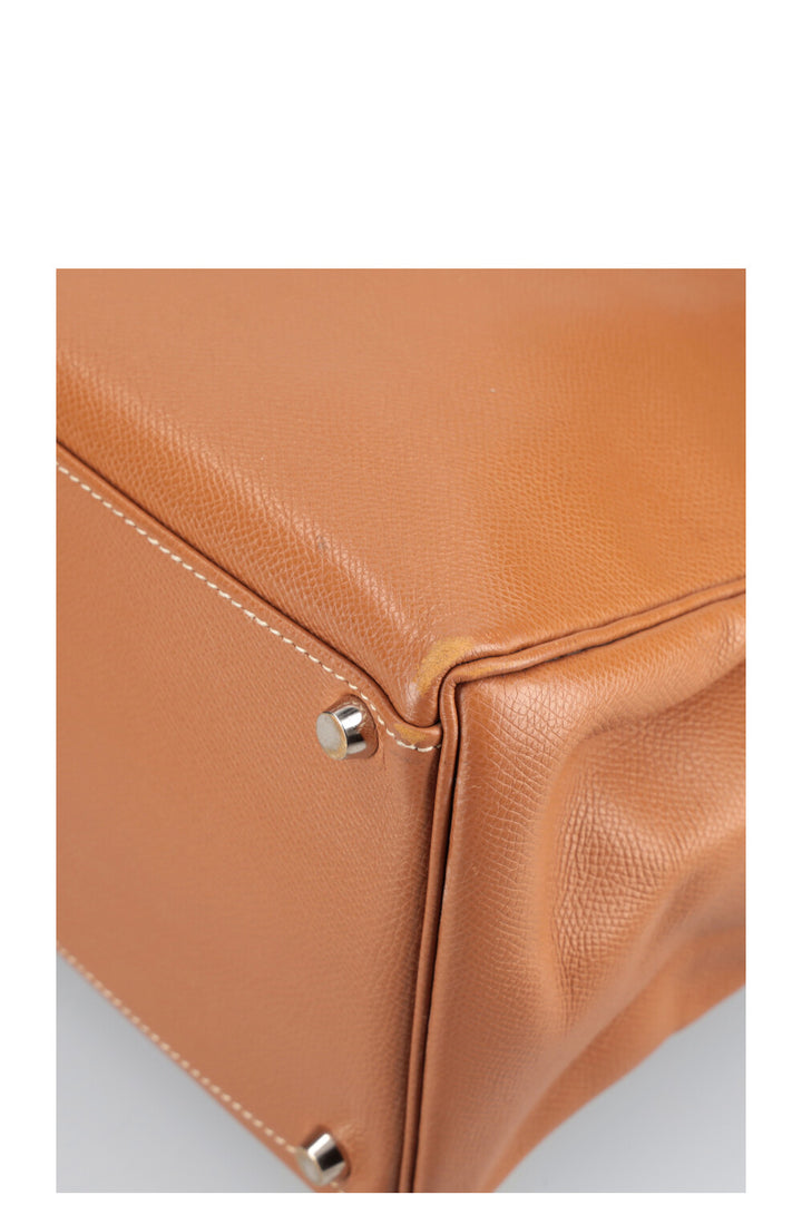 HERMÈS Kelly 40 Epsom Gold 2000