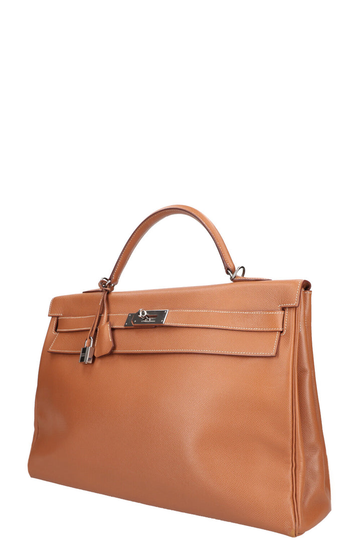 HERMÈS Kelly 40 Epsom Gold 2000