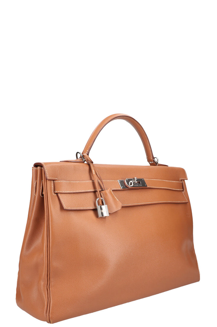 HERMÈS Kelly 40 Epsom Gold 2000
