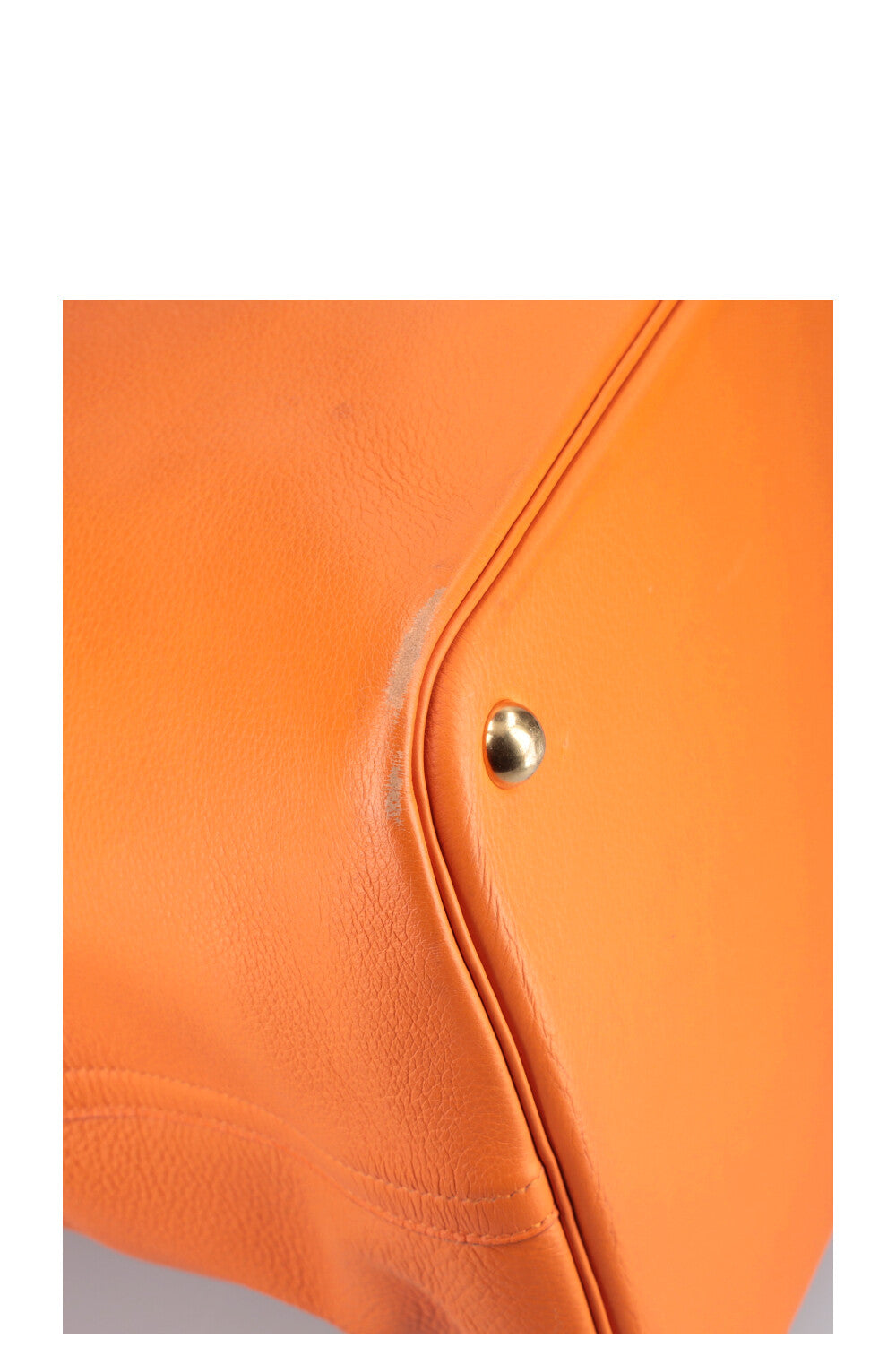HERMÈS Bolide Bag 45 Clemence Orange 1999