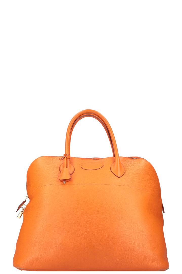 Hermès Bolide Bag 45 Clemence Orange 1999
