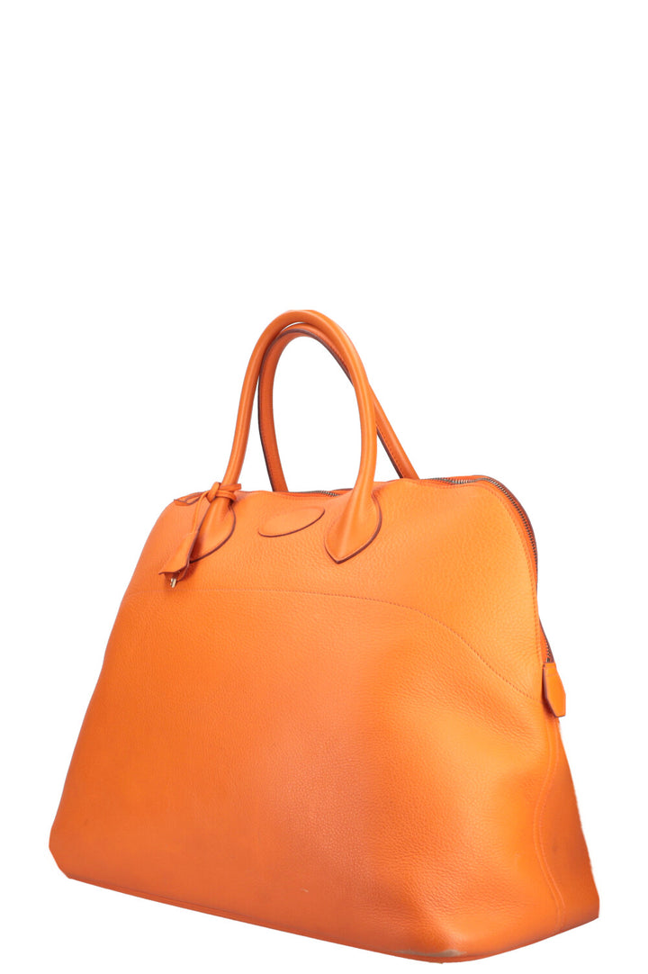 HERMÈS Bolide Bag 45 Clemence Orange 1999